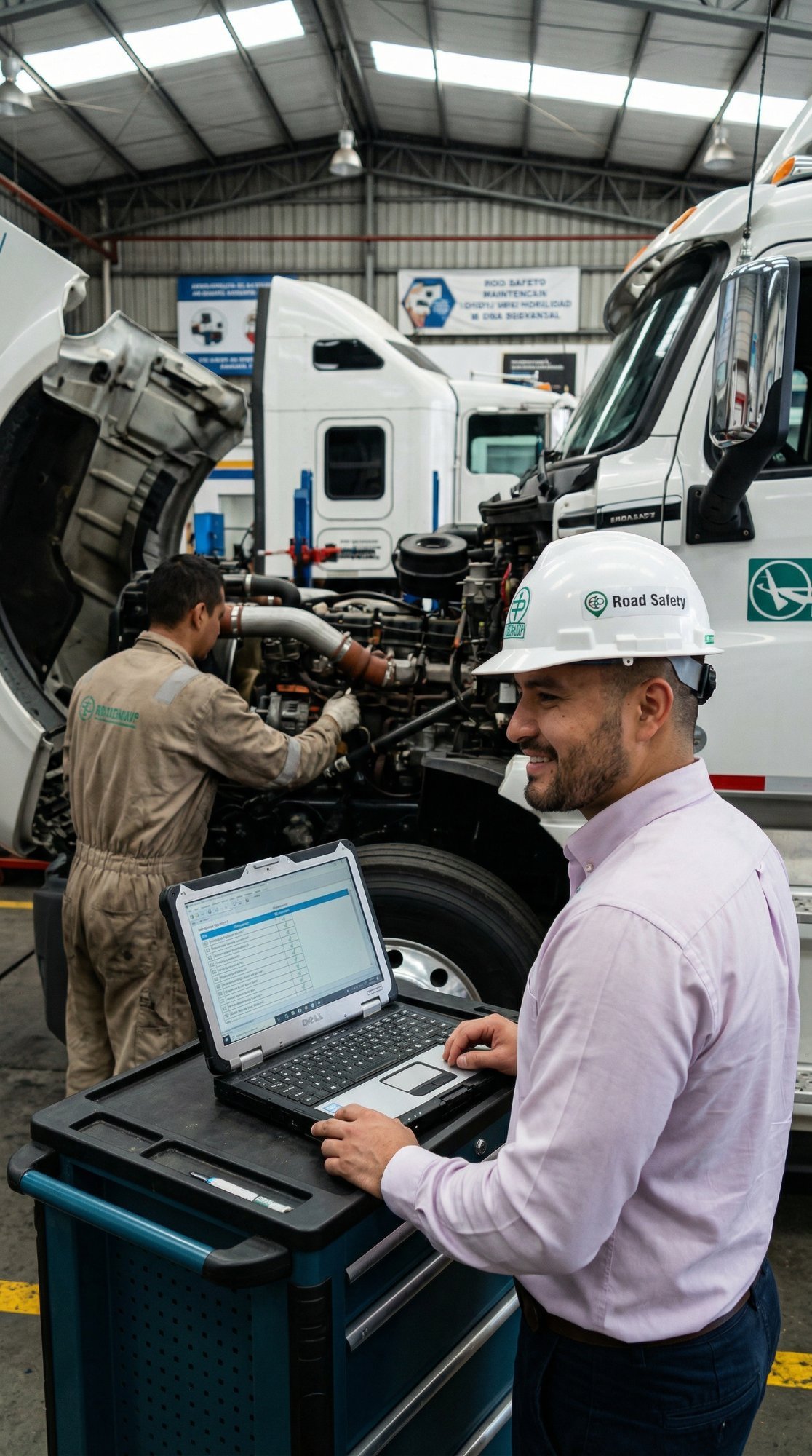 Consultor PESV DETIGROUP supervisando seguridad vial