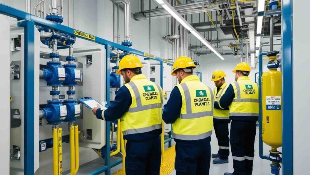 Una imagen de un auditor revisando documentos de seguridad.